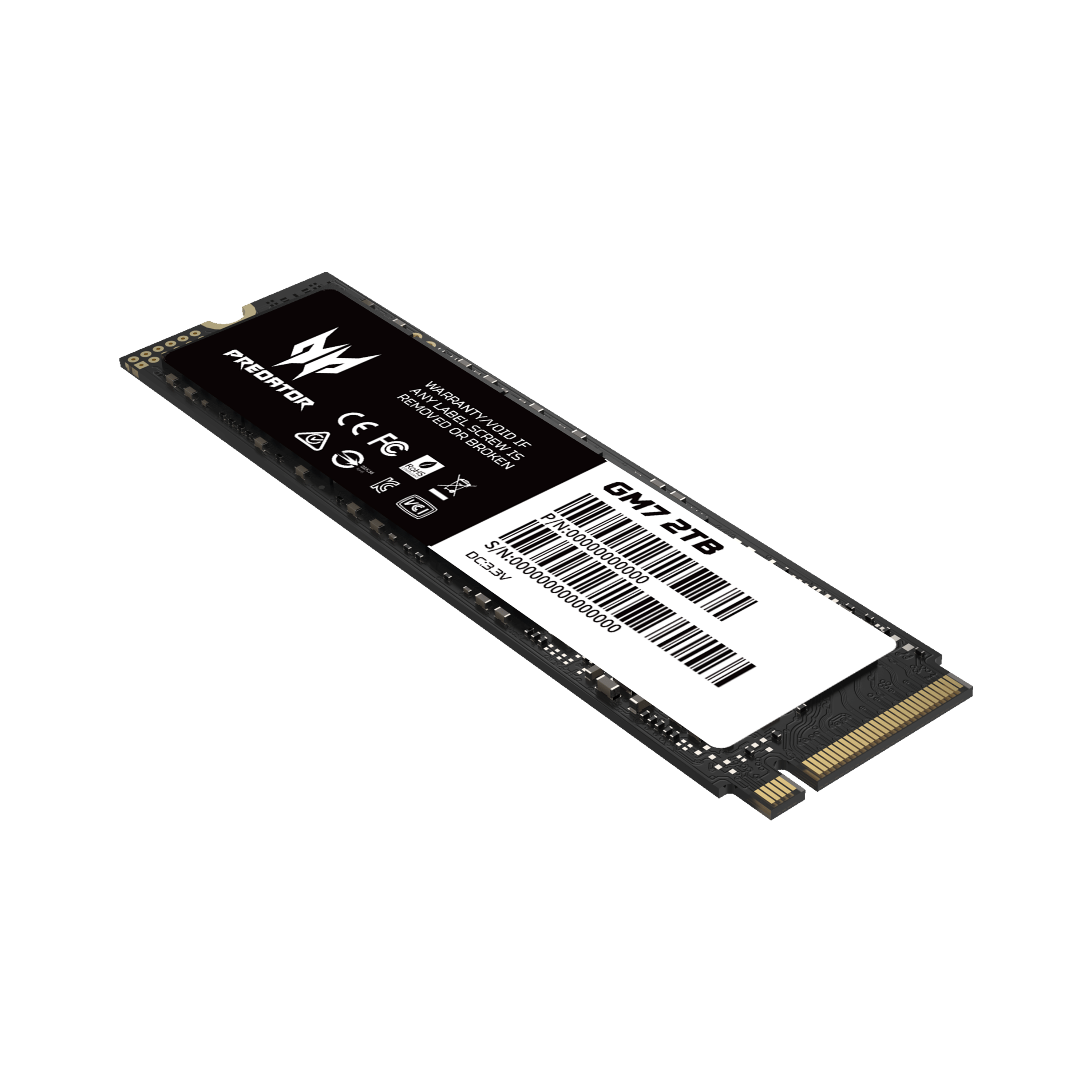 新品】PREDATOR GM7 SSD 2TB-