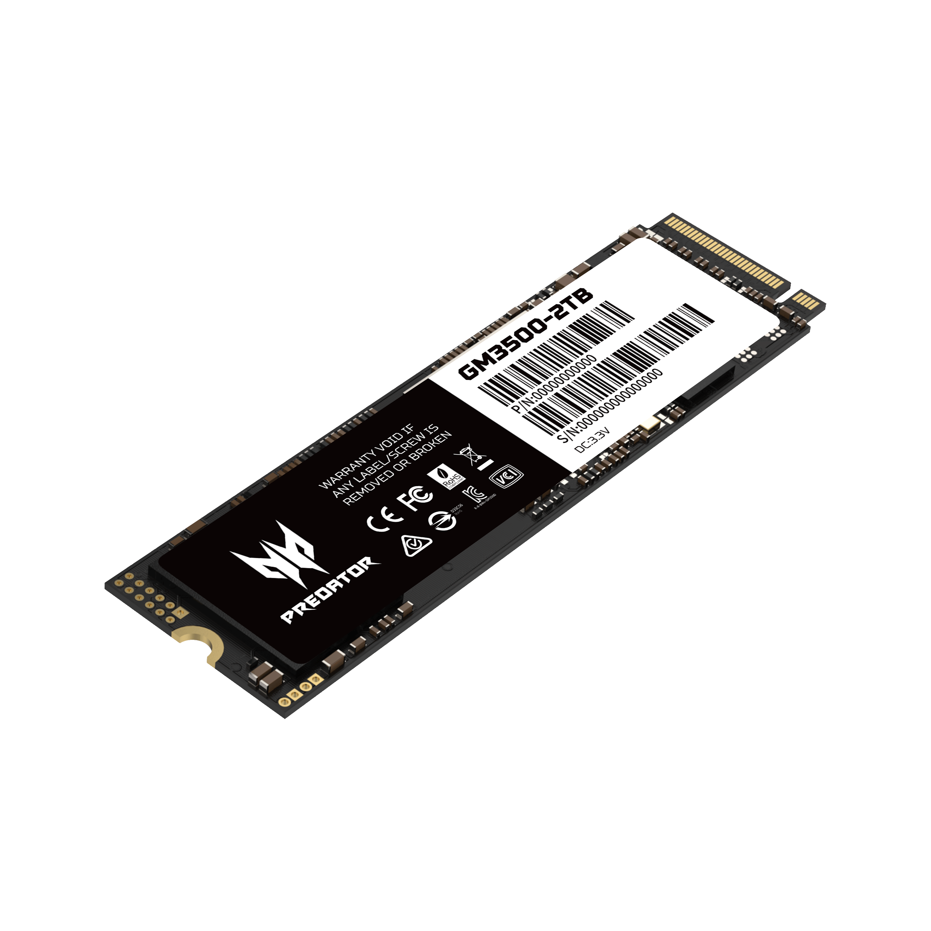 掠夺者 GM3500 PCIe 3.0 M.2 SSD